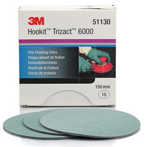 Р6000 3М Абразивный полировальный круг Hookit Trizact D=150мм 