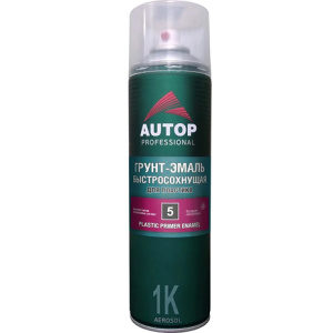 AUTOP №5 - Грунт-эмаль для пластика Графит (650мл) СПРЕЙ
