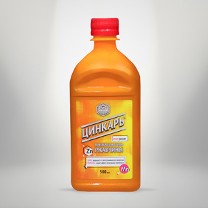 Преобразователь ржавчины ЦИНКАРЬ (флакон) (500мл) AGAT AVTO