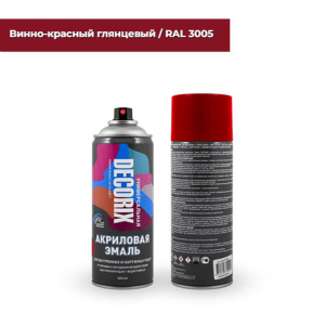 DECORIX Винно-красный / RAL 3005 СПРЕЙ 520мл (А05)