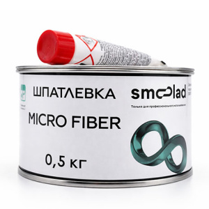 SMOOLAD Шпатлевка с микростекловолокном MICRO FIBER GLASS 0.5 кг