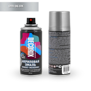 DECORIX Эффект Металлик ХРОМ 210мл