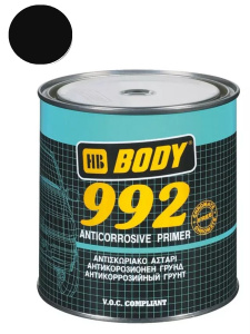 992 Body Грунт антикоррозийный (черный) 1К алкид (5кг)