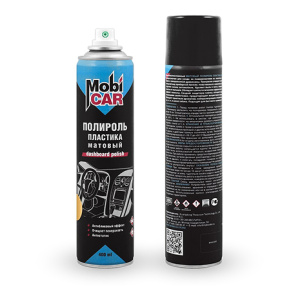 MobiCAR Полироль д/пластика "Новая машина" матовый СПРЕЙ 400мл 