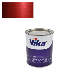 VIKA Эмаль базовая красный перламутр 8202 металлик (0.9кг)