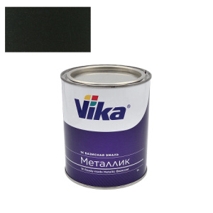 VIKA Эмаль базовая глубоко черная 8999  металлик (0.9кг)