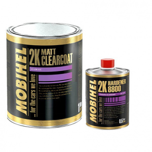 Mobihel 2К Лак бесцветный матовый low VOC+отв. 8800 (1л+0.5л) 