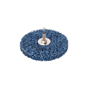   Зачистной круг 100мм под дрель (синий)
