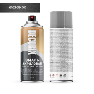 DECORIX Эффект Металлик черный 520мл