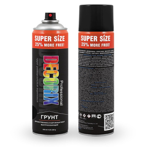 DECORIX Грунт PROFESSIONAL СПРЕЙ (650мл) (черный)