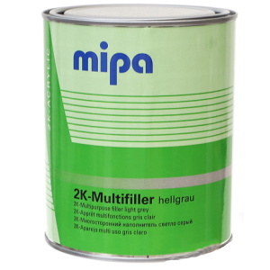 MIPA, грунт мокрый по мокрому 2К-HS-Fillprimer 5:1 светло-серый 1л.+ОТВЕРДИТЕЛЬ H10 0.25л.