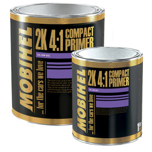 Компактпраймер СЕРЫЙ LOW VOC HS 4:1 (1 л) 2К отвердитель 700 (0.25 л.)