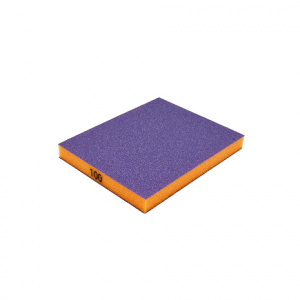 100P Шлиф губка  Soft Pad 120х98х13мм (оранж)