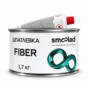 SMOOLAD Шпатлевка со стекловолокном FIBER GLASS 1.7 кг