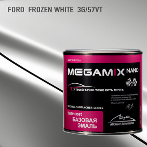 3G/57VT MEGA MIX Ford Frozen White металлик (850 мл)