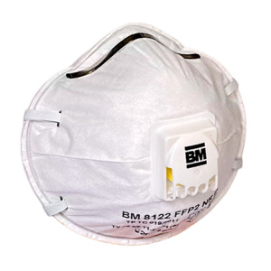8122 BМ FFP2 Противоаэрозольный респиратор (с клапаном выдоха). 