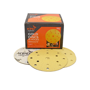 400Р KPD SYSTEM 150мм 15отв GOLD Абразивный круг на бумажной основе