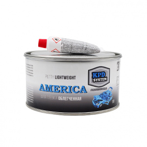 KPD SYSTEM Шпатлевка Легкая Голубая (AMERICA) 1л =1,3кг