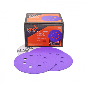 80Р KPD SYSTEM 125мм 8отв CERAMIC Абразивный круг на бумажной основе