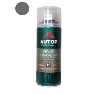AUTOP №16 - Грунт эпоксидный толстослойный Серый (520мл) СПРЕЙ