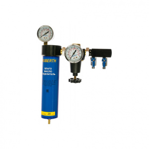 HUBERTH Фильтр влагомаслоотделительный 5мкм, с редуктором и манометром, 12бар, поток до 2600л/мин