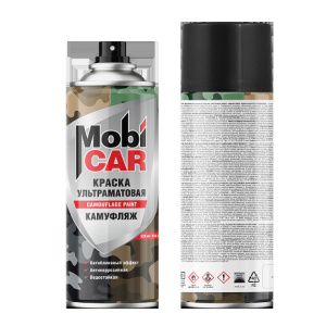 MobiCAR Камуфляж Чёрный матовый СПРЕЙ 520мл