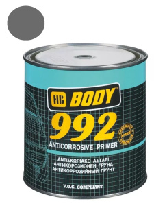 992Body Грунт антикоррозийный (серый) 1К алкид (1кг)