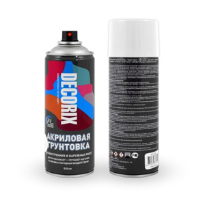 DECORIX Грунт СПРЕЙ (520мл) (белый)