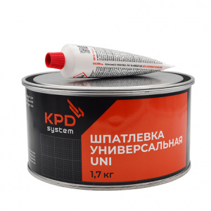 KPD SYSTEM Шпатлевка Универсальная (желтая) UNI 1,7 кг
