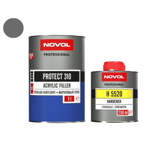 Novol Грунт HS (4+1) PROTECT310 акрил+отв. H5520 (1л+0,25л) (Серый)