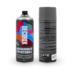 DECORIX Грунт СПРЕЙ (520мл) (серый)