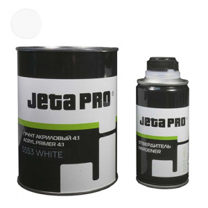 JETA Грунт акриловый 4:1+отв.(0,8л+0,2л) (белый)