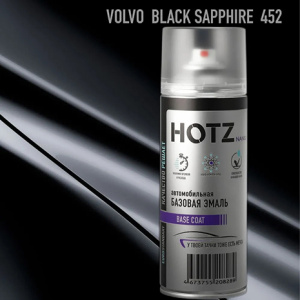 452 HOTZ Volvo Black Sapphire (Базовая эмаль) 520мл СПРЕЙ