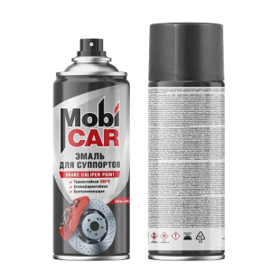 MobiCAR Эмаль для суппортов термостойкая +300°С СПРЕЙ 520 мл, Желтый