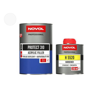 Novol Грунт HS (4+1) PROTECT310 акрил+отв. H5520 (1л+0,25л) (Белый)