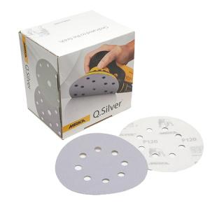 Q Silver 8 отверстий шлифовальный круг (125мм) (P180)