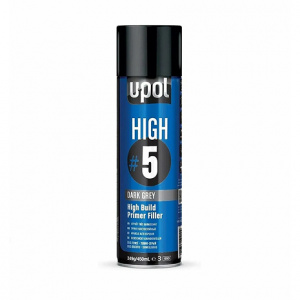 U-POL Грунт High #5 Толстослойный (серый) (450 мл) СПРЕЙ