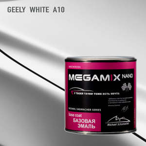 A10 MEGA MIX Geely Geely White A10 металлик (850 мл)