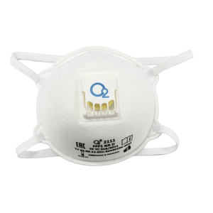 2111 O2 FFP1 Респиратор чашеобразный  (с клапаном выдоха) 