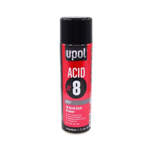 U-POL Грунт протравливающий Acid#8 серый СПРЕЙ (450мл)
