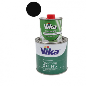VIKA Грунт HS 3+1 черный (1,0л+0,2л)