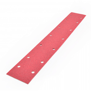 180Р SMOOLAD Абразив на пластиковой основе, 14 отверстий (красный) 70*420мм