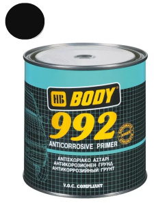 Body 992 Грунт антикоррозийный (черный) 1К алкид (1кг)