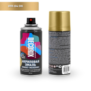 DECORIX Эффект Металлик ЗОЛОТО 210мл