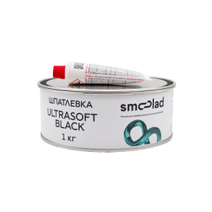 SMOOLAD Шпатлевка ЧЕРНАЯ Ультрасофт ULTRASOFT BLACK 1.0 кг