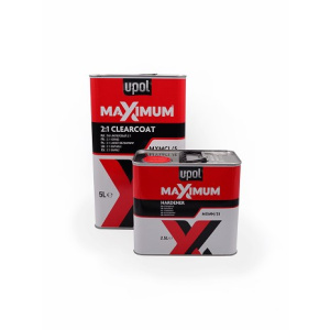 U-POL Лак HS 2+1 акриловый с отвердителем MAXIMUM, банка, 5л., комплект