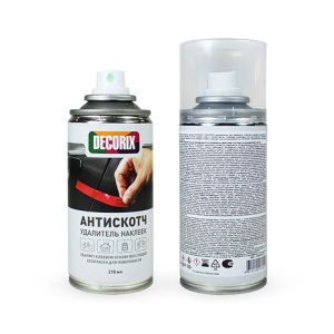 DECORIX Аэрозольный антискотч удалитель наклеек 210мл