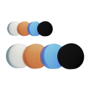 Поролон. полир. круг TOR 3000 черный D150ммх50мм, М14, на пластик основе, финишный 