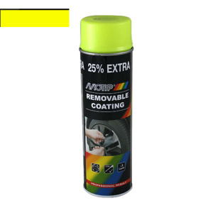 Motip эмаль Винил-Жидкая резина Желтая флуор (500мл)