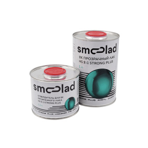 SMOOLAD 2К лак HS STRONG PLUS 1л + ОТВЕРДИТЕЛЬ 0,5л